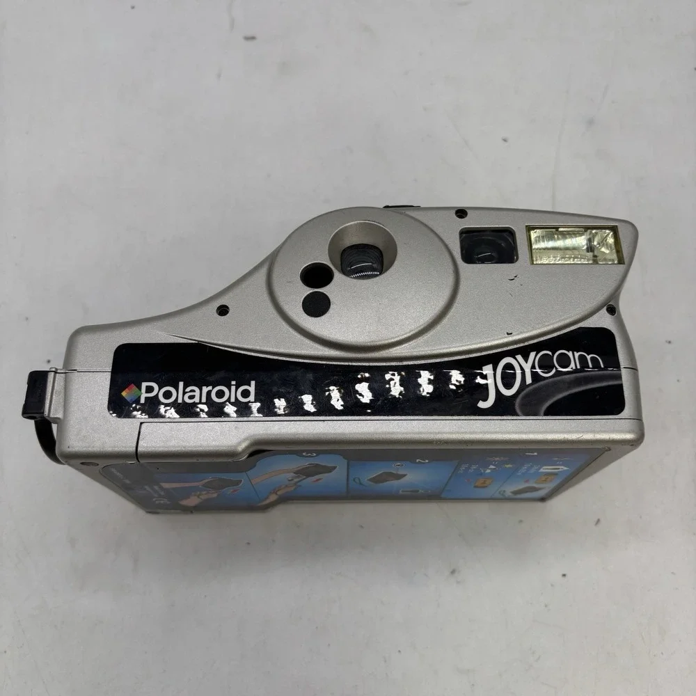 Polaroid Joycam Instant Film Camera Silver 1999 Vintage Untested No Film